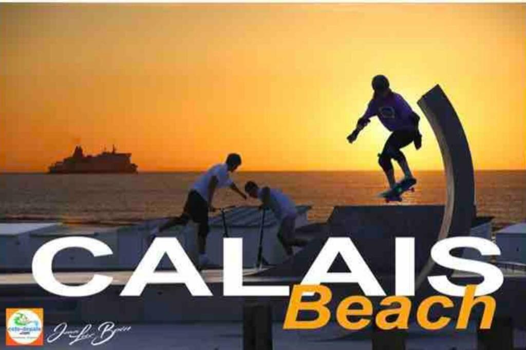 La Plage Superbe Studio Refait A Neuf Calais Exterior foto